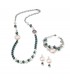 Náušnice THERESE perla Malorka s perleťovým kryštálom