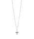 Oceľový náhrdelník s krížikom 22cm